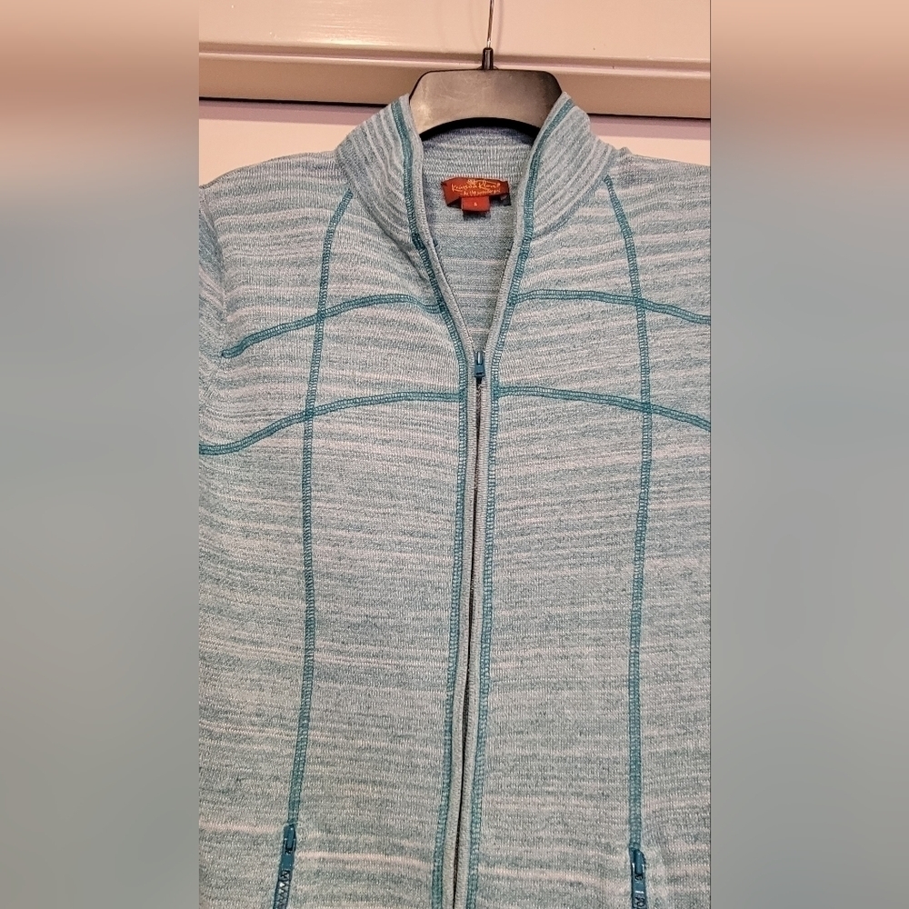 Krimson Klover Sport, Track Green Zip up Athletic Jacket Size S - Picture 3 of 5